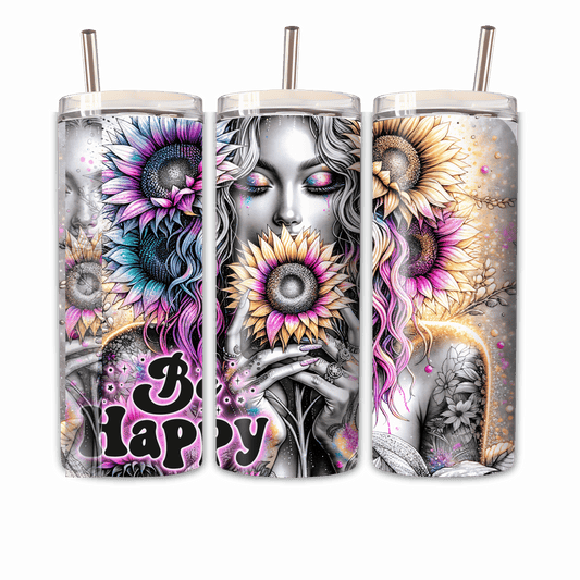 Tumbler Be Happy