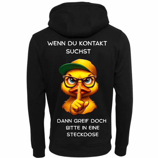 Wenn du Kontakt suchst | Premium Hoodie Unisex