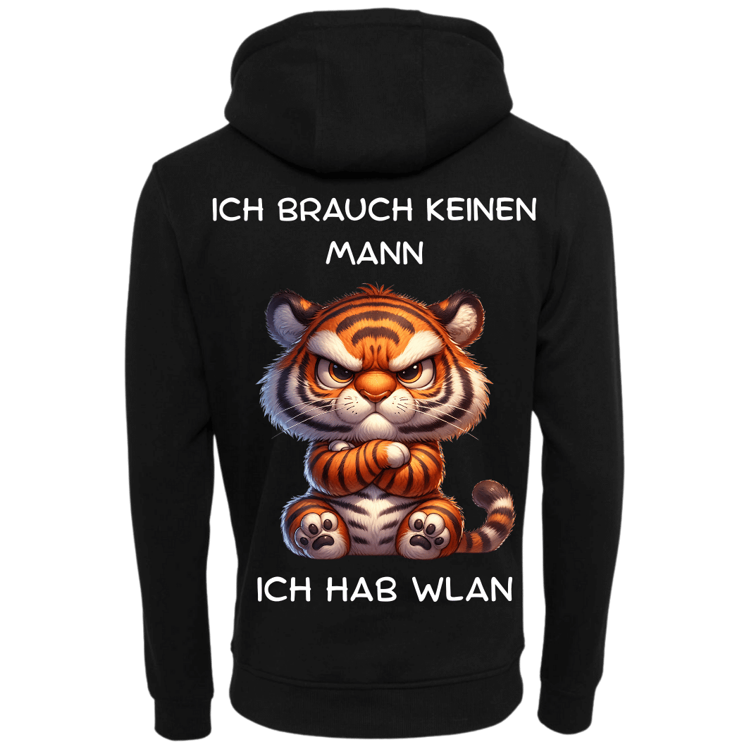 Ich brauche keinen Mann Ich habe WLAN...Hoodie Unisex-Lustiger Spruch