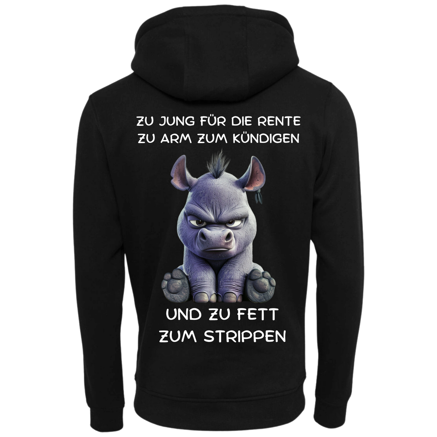 Zu jung für die Rente zu arm zum Kündigen  | Premium Hoodie Unisex