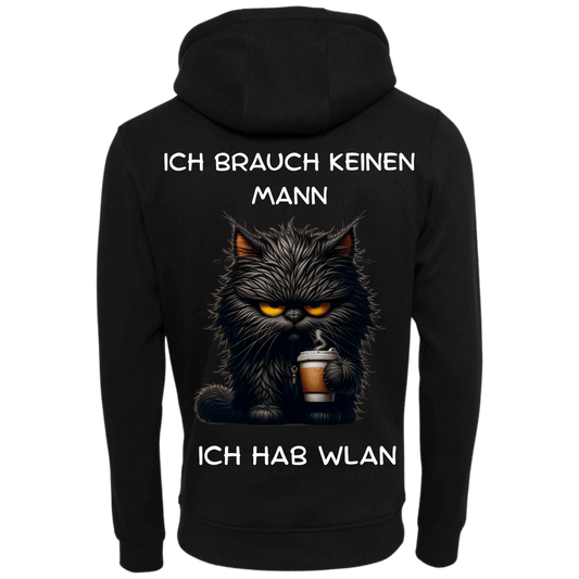 Ich brauche keinen Mann Ich habe WLAN...Hoodie Unisex-Lustiger Spruch