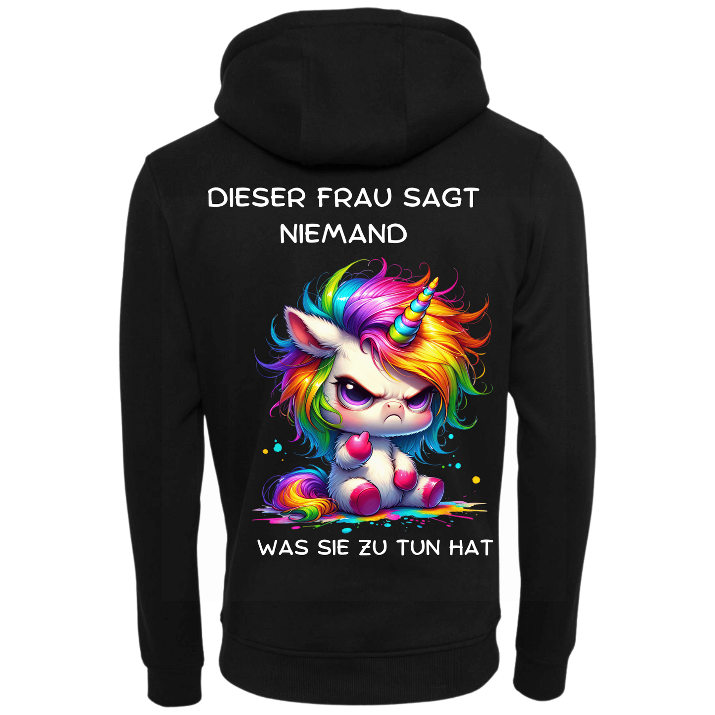 Dieser Frau sagt niemand...-Hoodie Unisex-Lustiger Spruch
