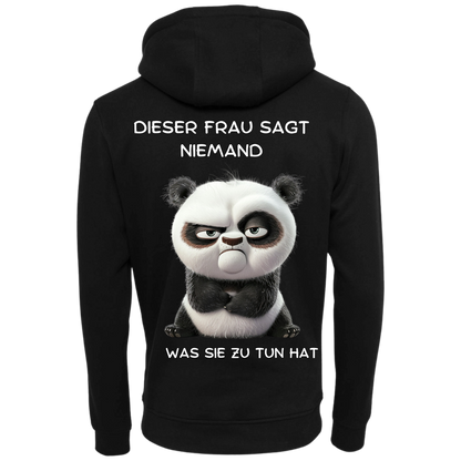 Dieser Frau sagt niemand...-Hoodie Unisex-Lustiger Spruch