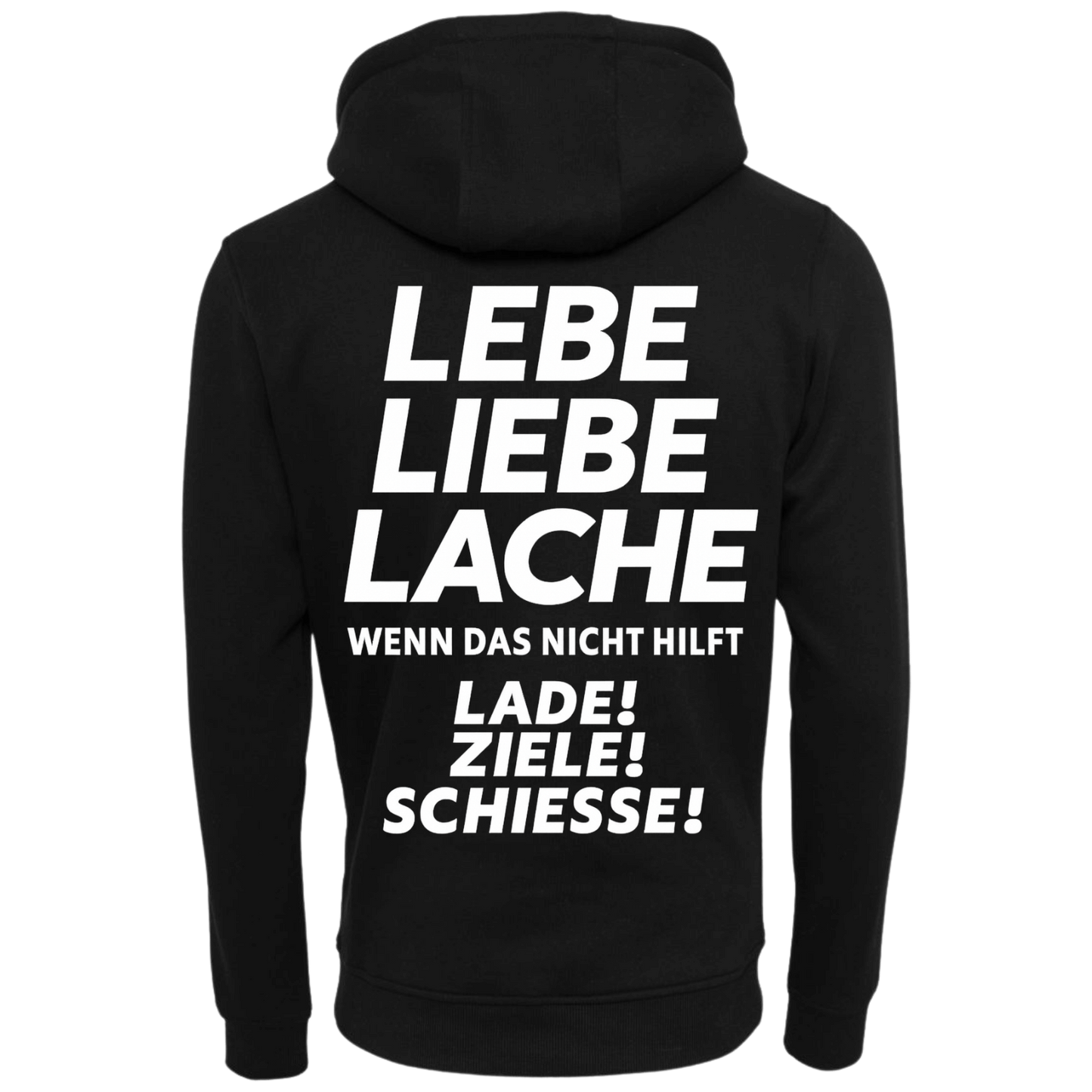 Lebe Liebe Lache   | Premium Hoodie Unisex