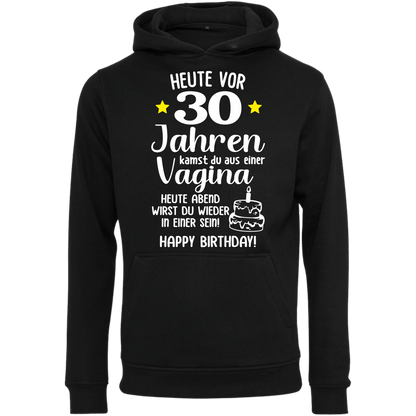 Hoodie Geburtstag Heute vor... Personalisierbar