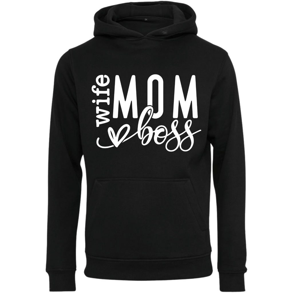 Wife mom boss hoodie dress 2025