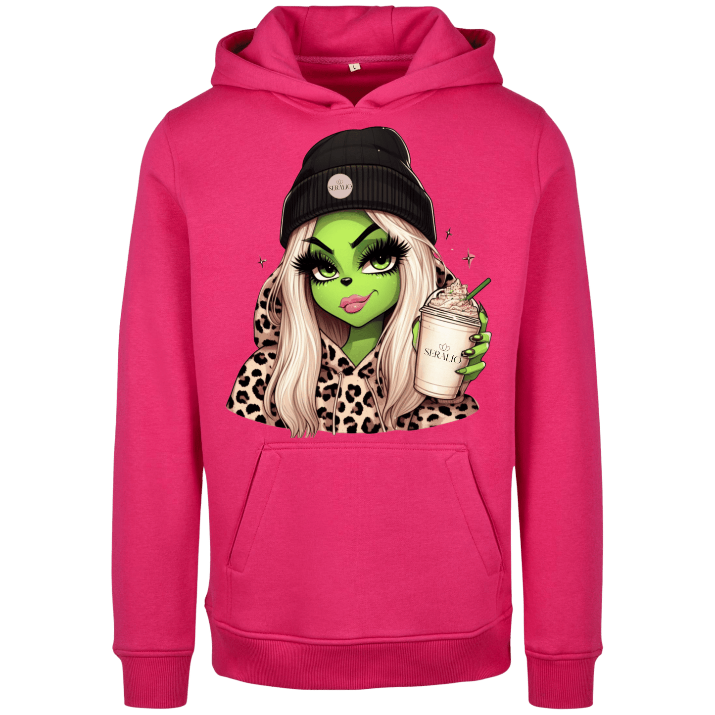 Hoodie Green Girl Coffee