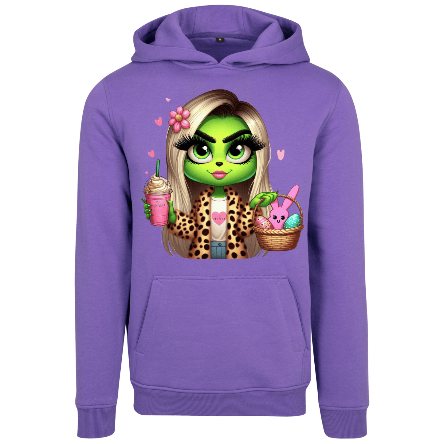 Hoodie Green Girl Ostern