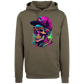 Hoodie Neon Totenkopf