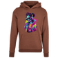 Hoodie Neon Frauentotenkopf