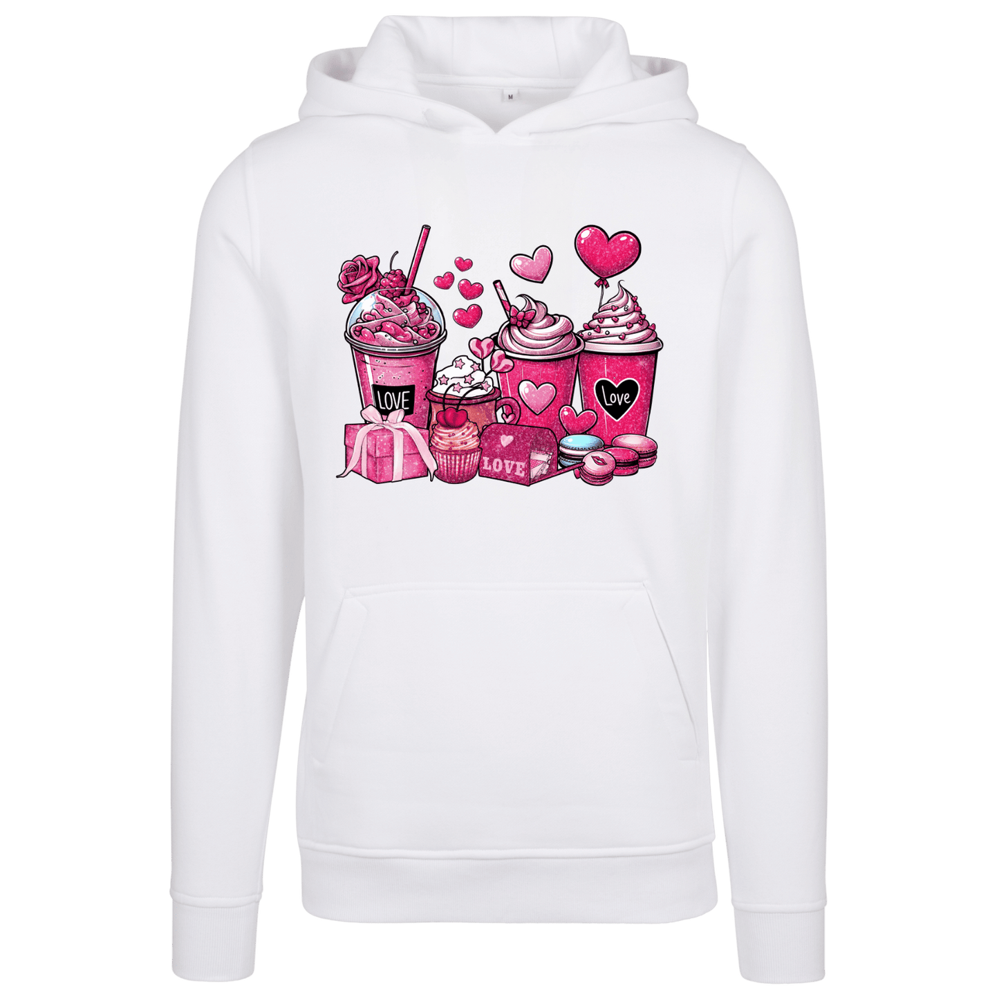 Hoodie Glitzer Kaffee