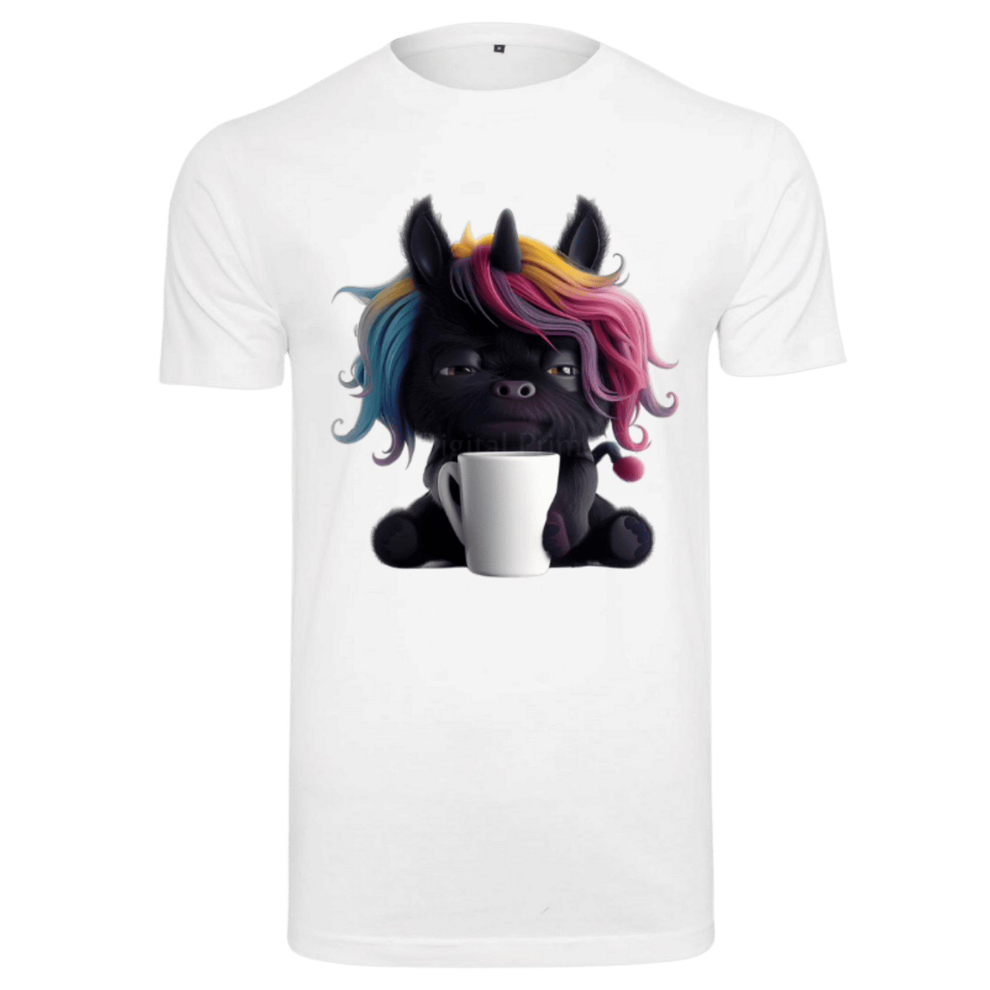Einhorn mit Tasse