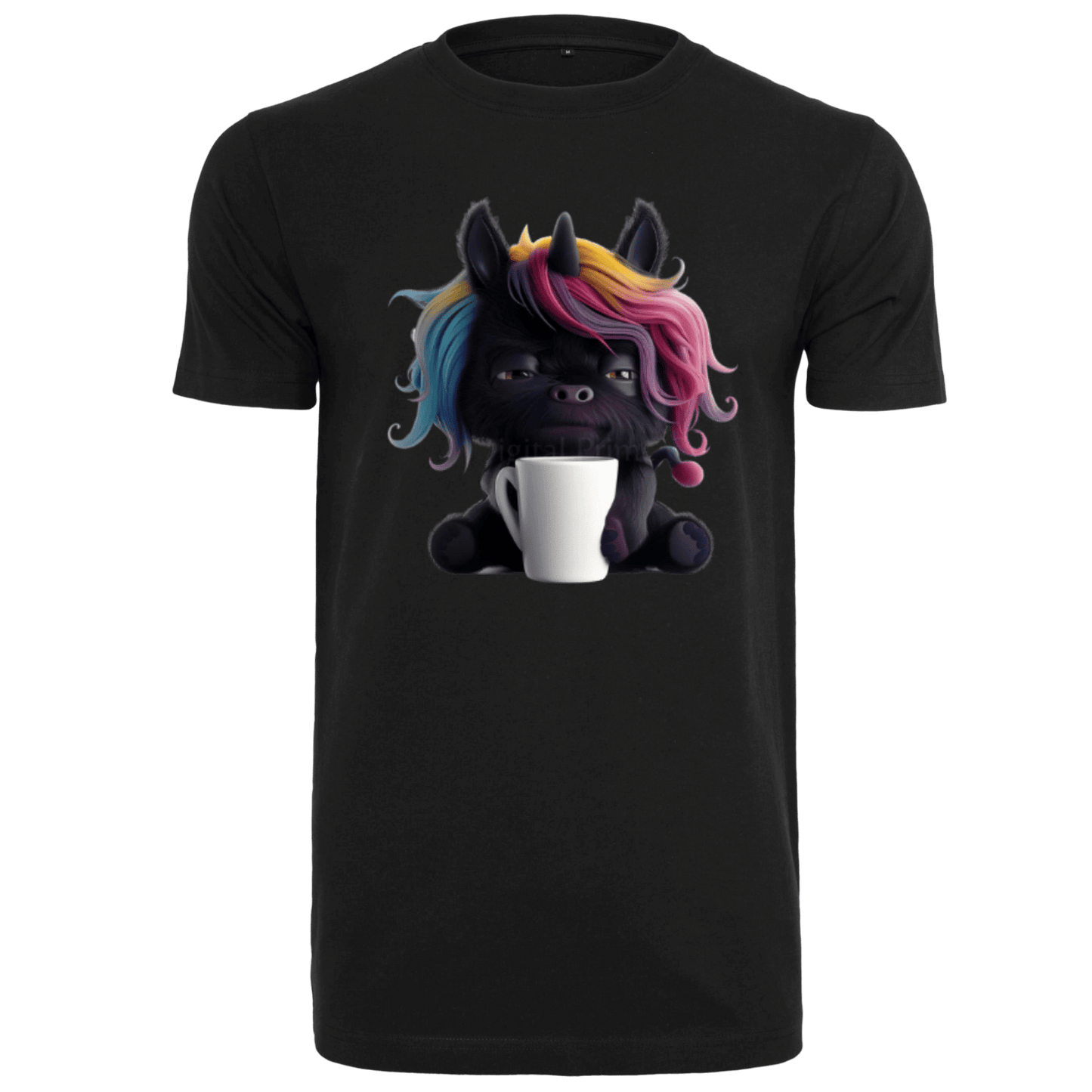 Einhorn mit Tasse