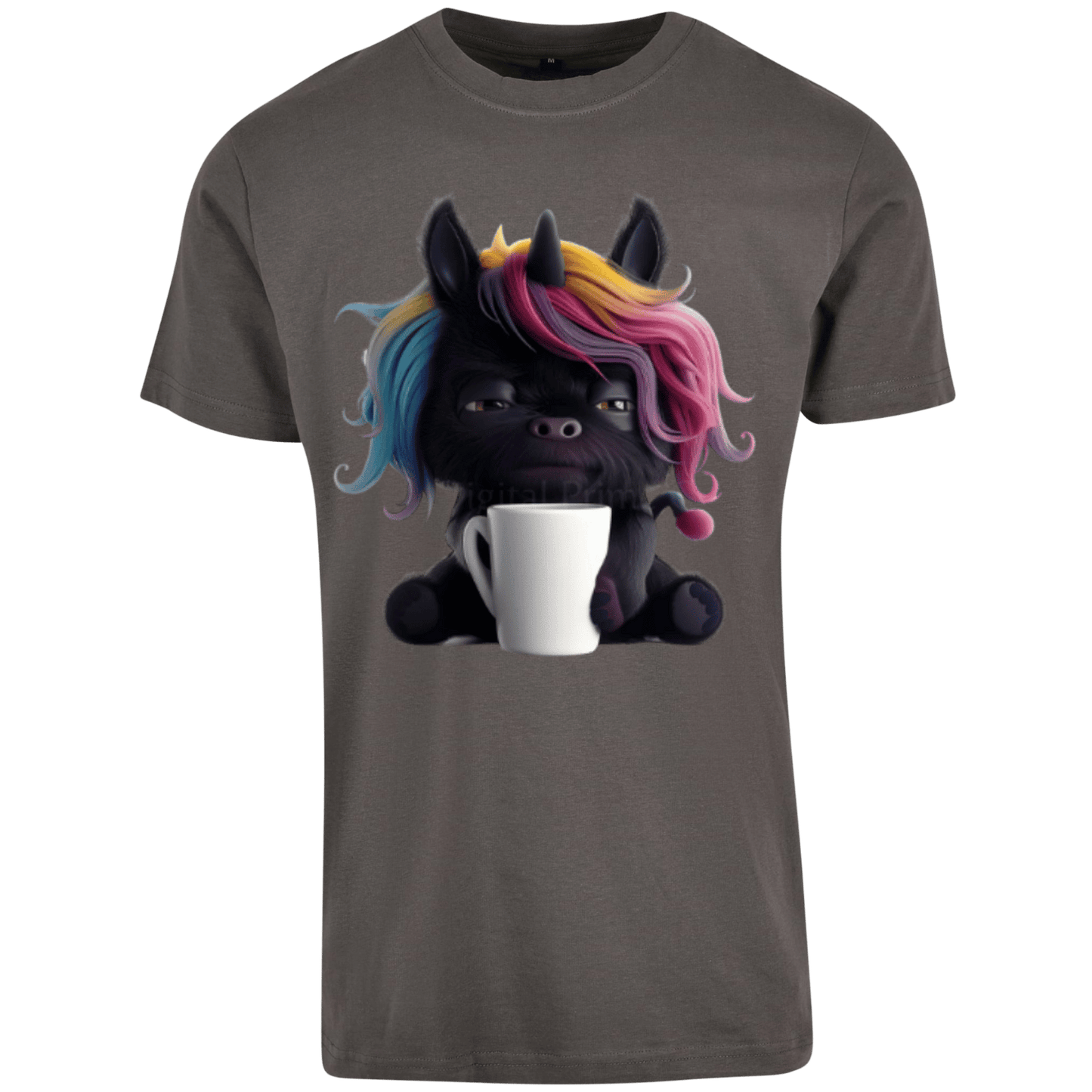 Einhorn mit Tasse