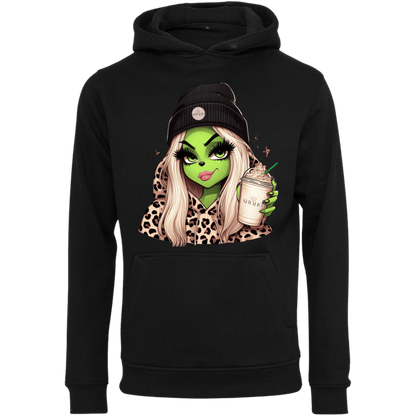 Hoodie Green Girl Coffee
