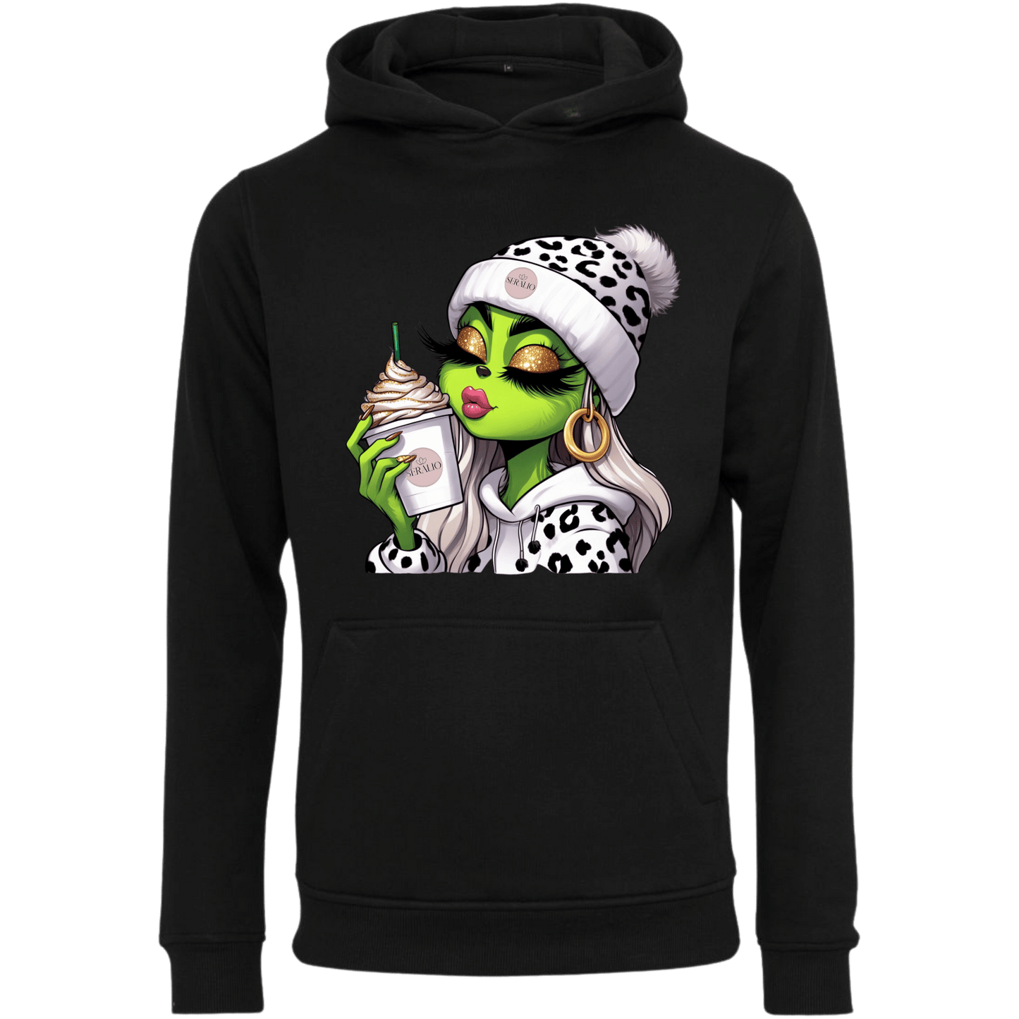 Hoodie Green Girl Leo
