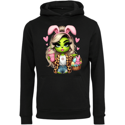 Hoodie Green Girl Bunny Ostern
