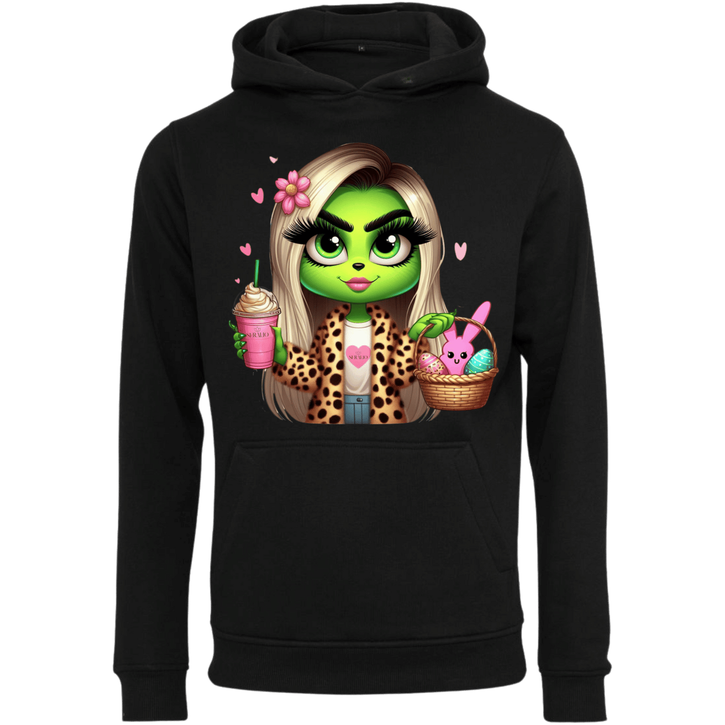 Hoodie Green Girl Ostern