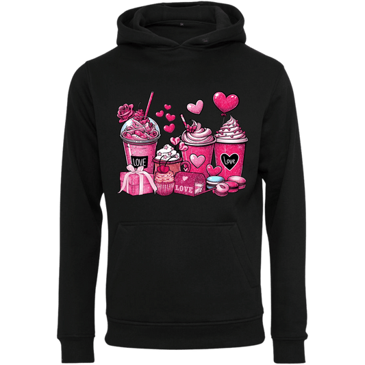 Hoodie Glitzer Kaffee