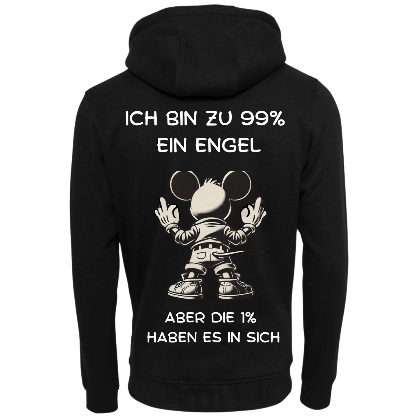 Ich bin zu 99% ein Engel...-Hoodie Unisex-Lustiger Spruch