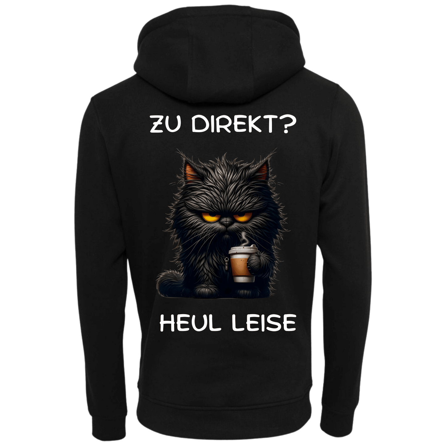 Zu direkt...-Hoodie Unisex-Lustiger Spruch