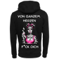 Von ganzem Herzen...-Hoodie Unisex-Lustiger Spruch