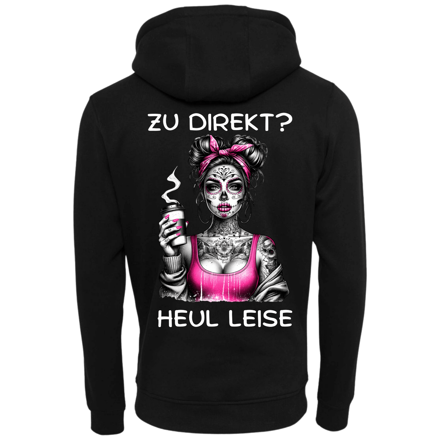Zu direkt...-Hoodie Unisex-Lustiger Spruch
