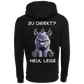 Zu direkt...-Hoodie Unisex-Lustiger Spruch