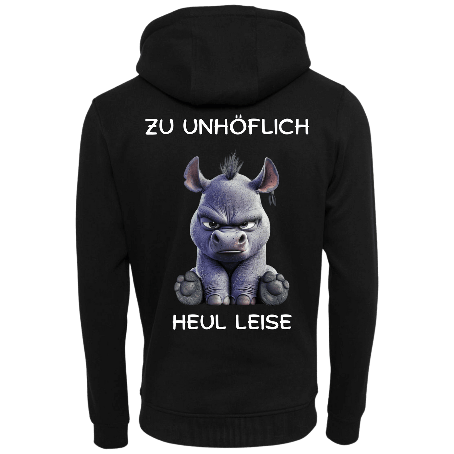 Zu Unhöflich...-Hoodie Unisex-Lustiger Spruch