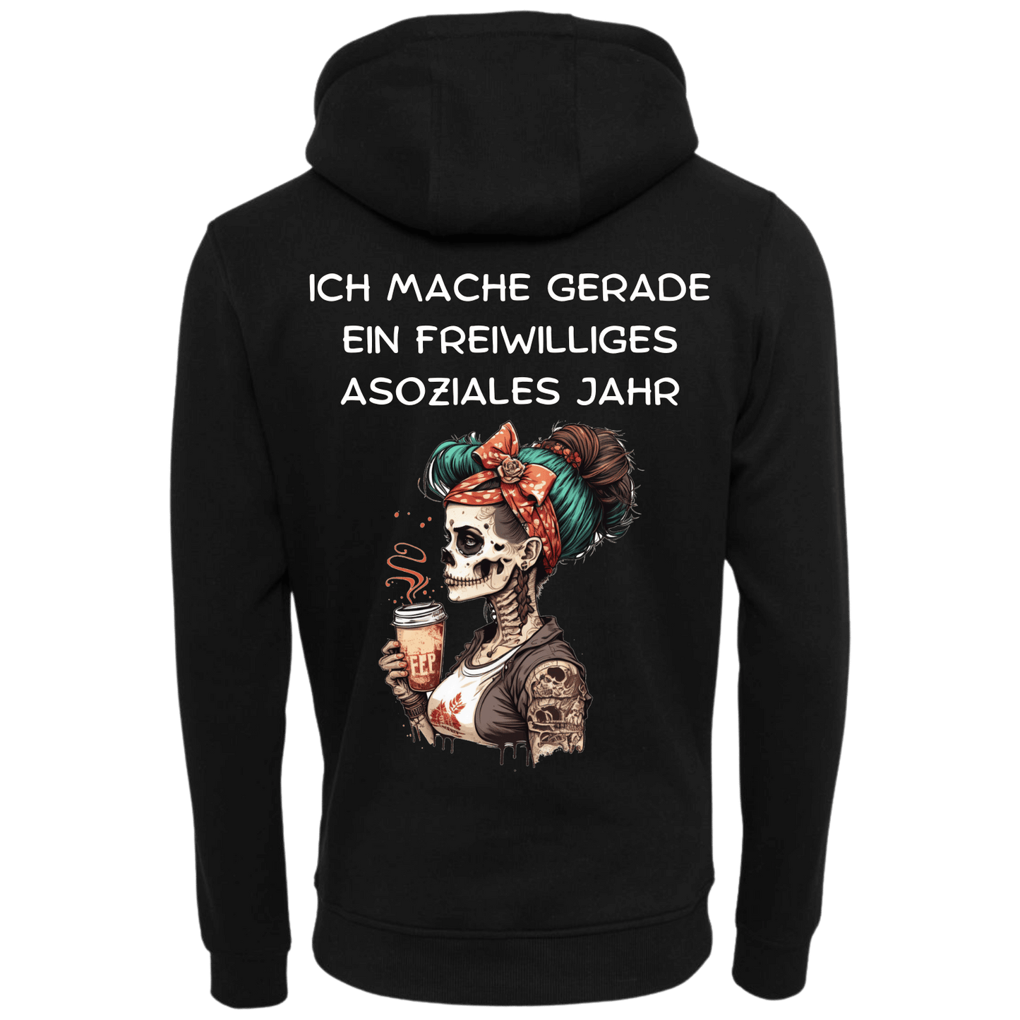 Ich mache gerade ein Freiwilliges...-Hoodie Unisex-Lustiger Spruch