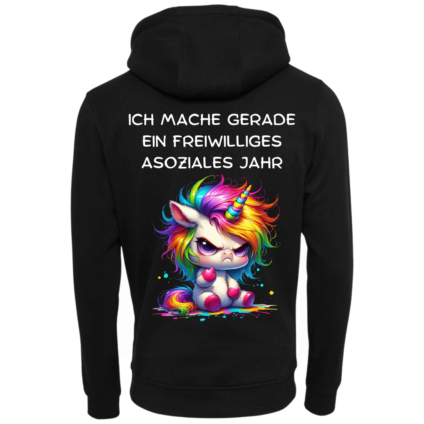 Ich mache gerade ein Freiwilliges...-Hoodie Unisex-Lustiger Spruch