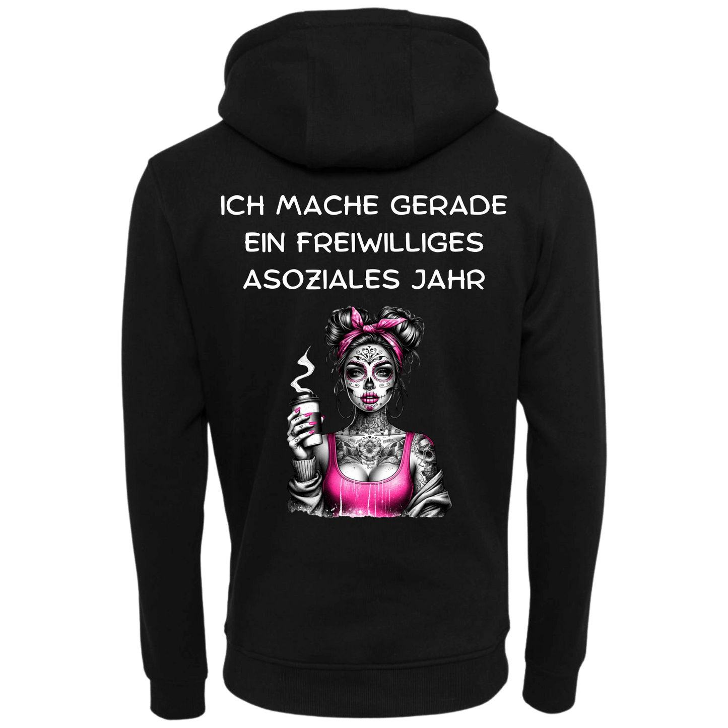 Ich mache gerade ein Freiwilliges...-Hoodie Unisex-Lustiger Spruch