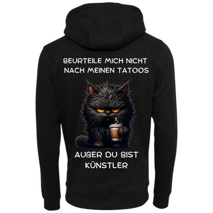 Beurteile mich nicht nach...-Hoodie Unisex-Lustiger Spruch