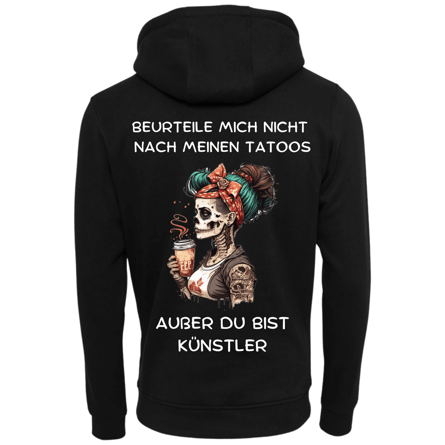 Beurteile mich nicht nach...-Hoodie Unisex-Lustiger Spruch