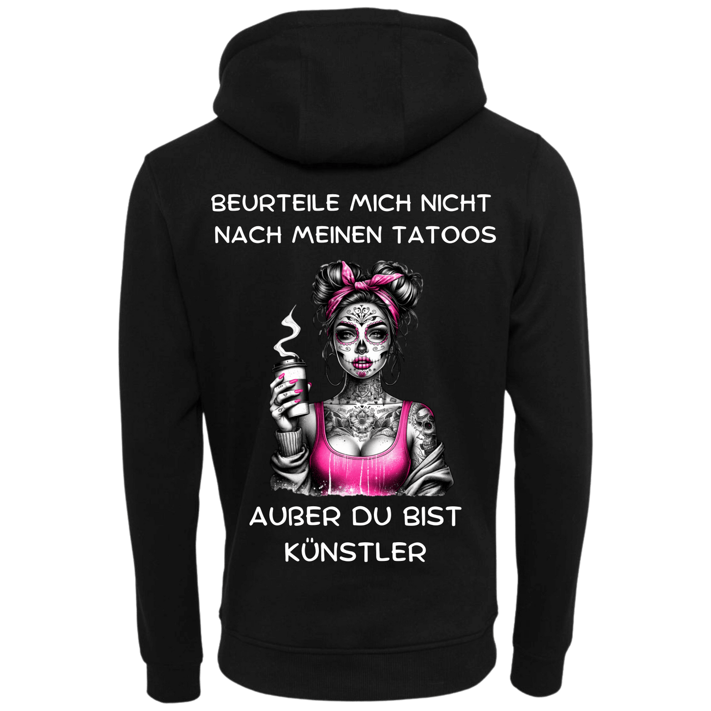 Beurteile mich nicht nach...-Hoodie Unisex-Lustiger Spruch