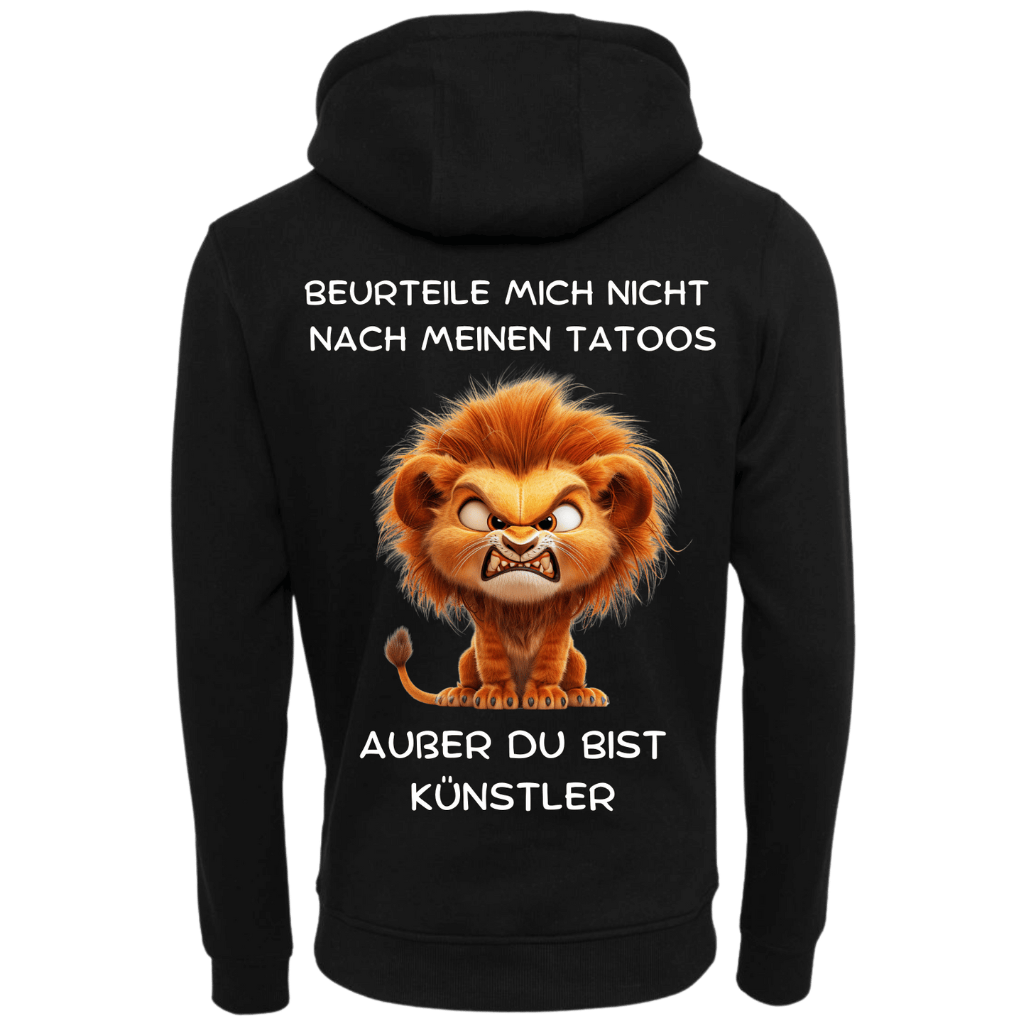 Beurteile mich nicht nach...-Hoodie Unisex-Lustiger Spruch