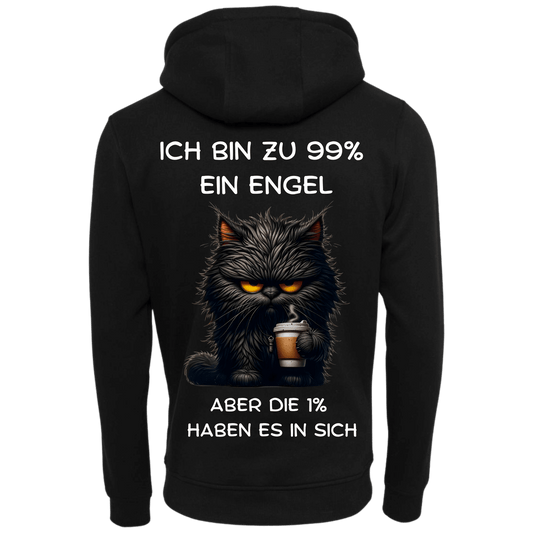 Ich bin zu 99% ein Engel...-Hoodie Unisex-Lustiger Spruch