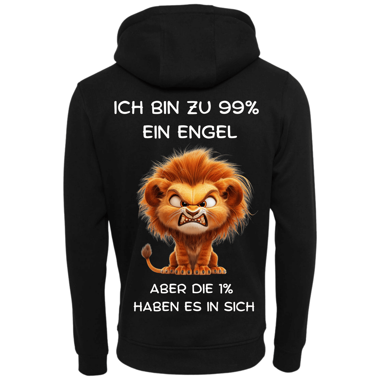 Ich bin zu 99% ein Engel...-Hoodie Unisex-Lustiger Spruch