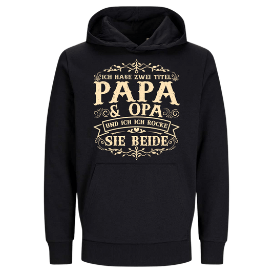 Papa und Opa und ich rocke sie beide