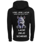 Lebe Liebe Lache...-Hoodie Unisex-Lustiger Spruch