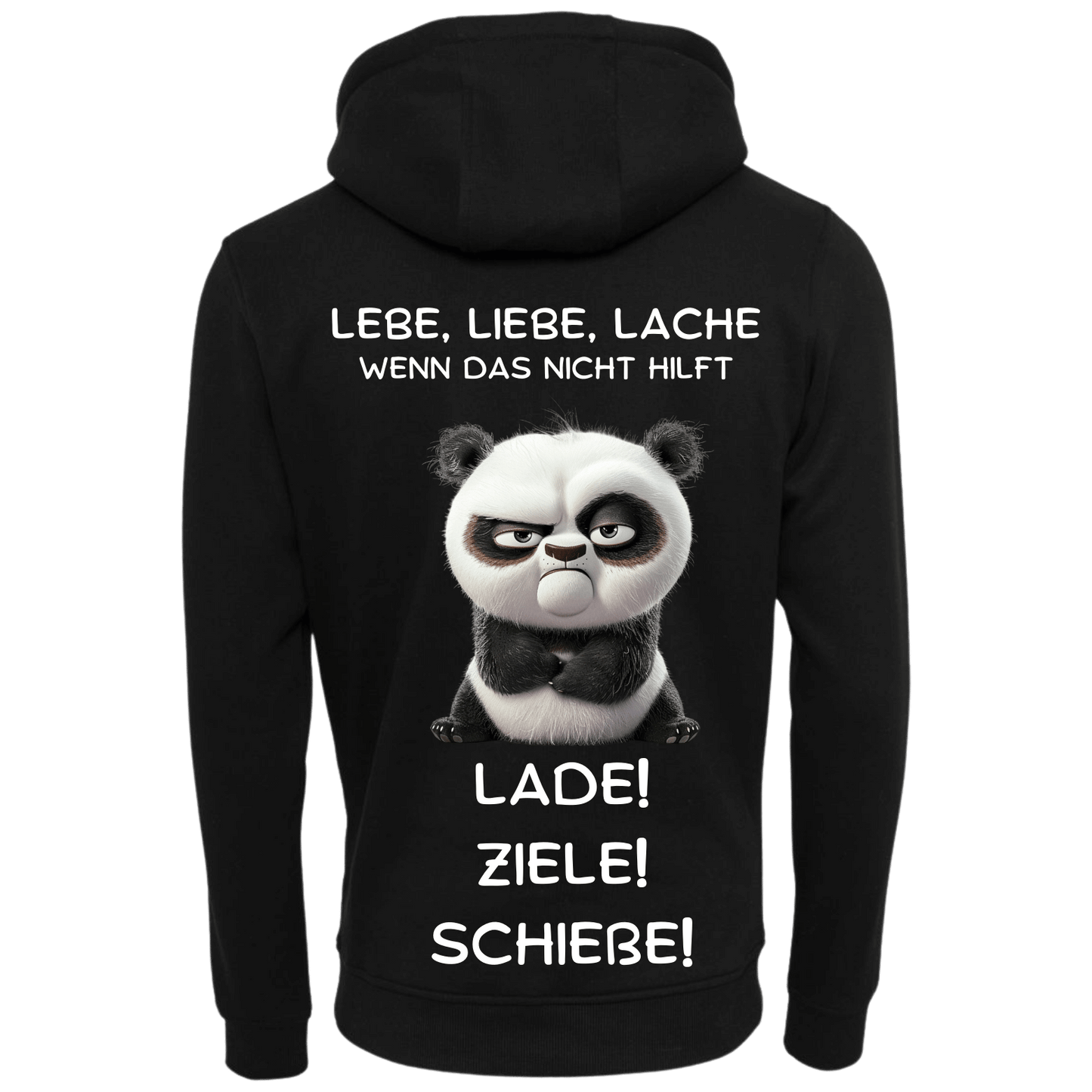 Lebe Liebe Lache...-Hoodie Unisex-Lustiger Spruch