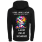 Lebe Liebe Lache...-Hoodie Unisex-Lustiger Spruch