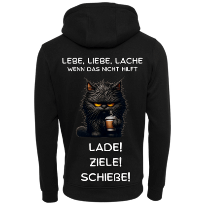 Lebe Liebe Lache...-Hoodie Unisex-Lustiger Spruch