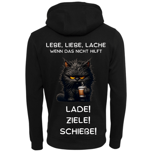 Lebe Liebe Lache...-Hoodie Unisex-Lustiger Spruch