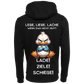 Lebe Liebe Lache...-Hoodie Unisex-Lustiger Spruch