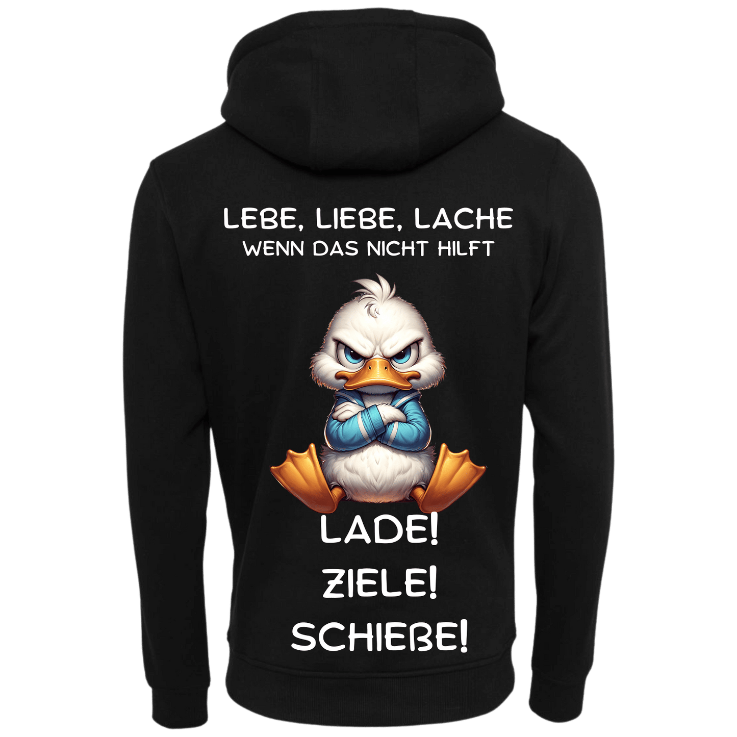 Lebe Liebe Lache...-Hoodie Unisex-Lustiger Spruch
