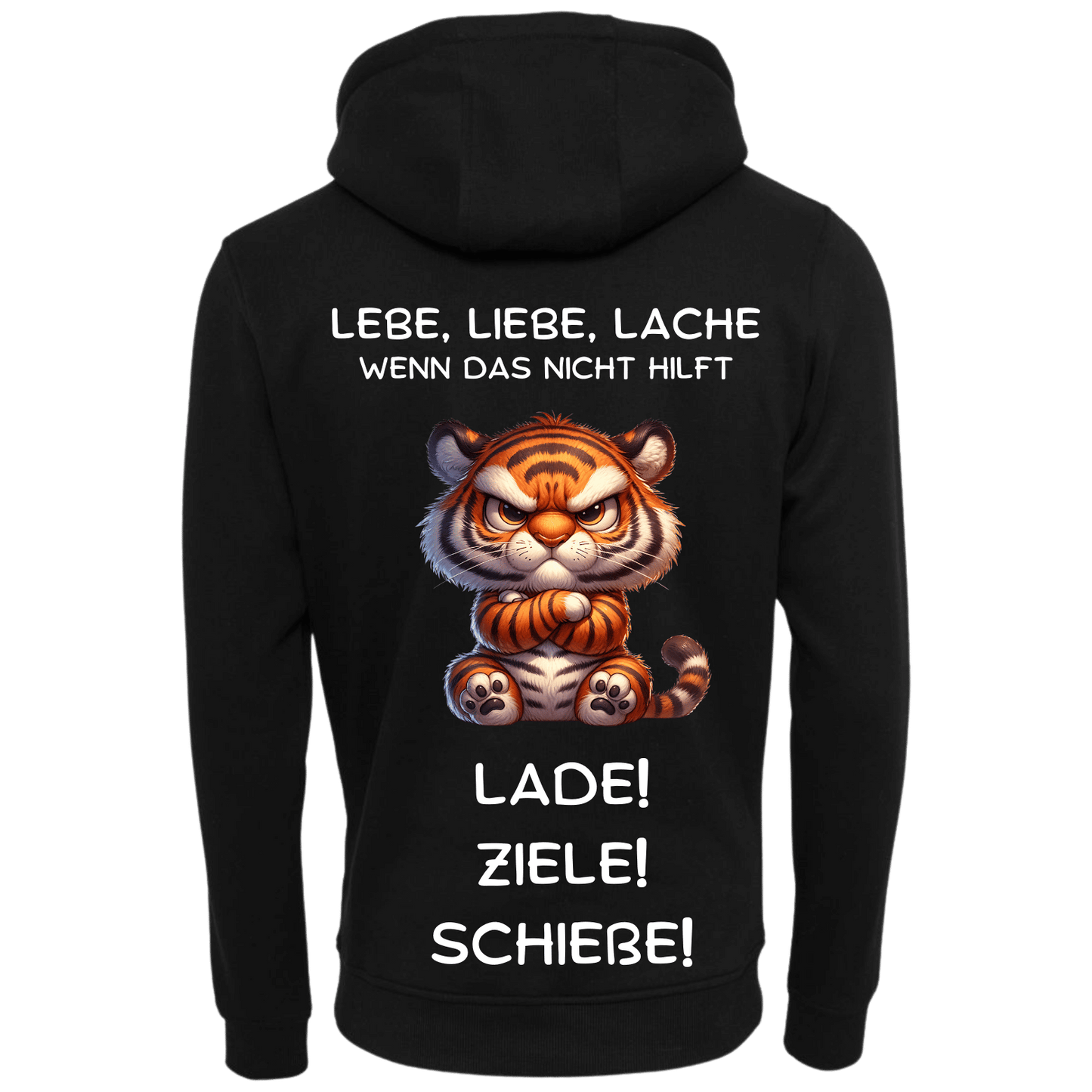 Lebe Liebe Lache...-Hoodie Unisex-Lustiger Spruch