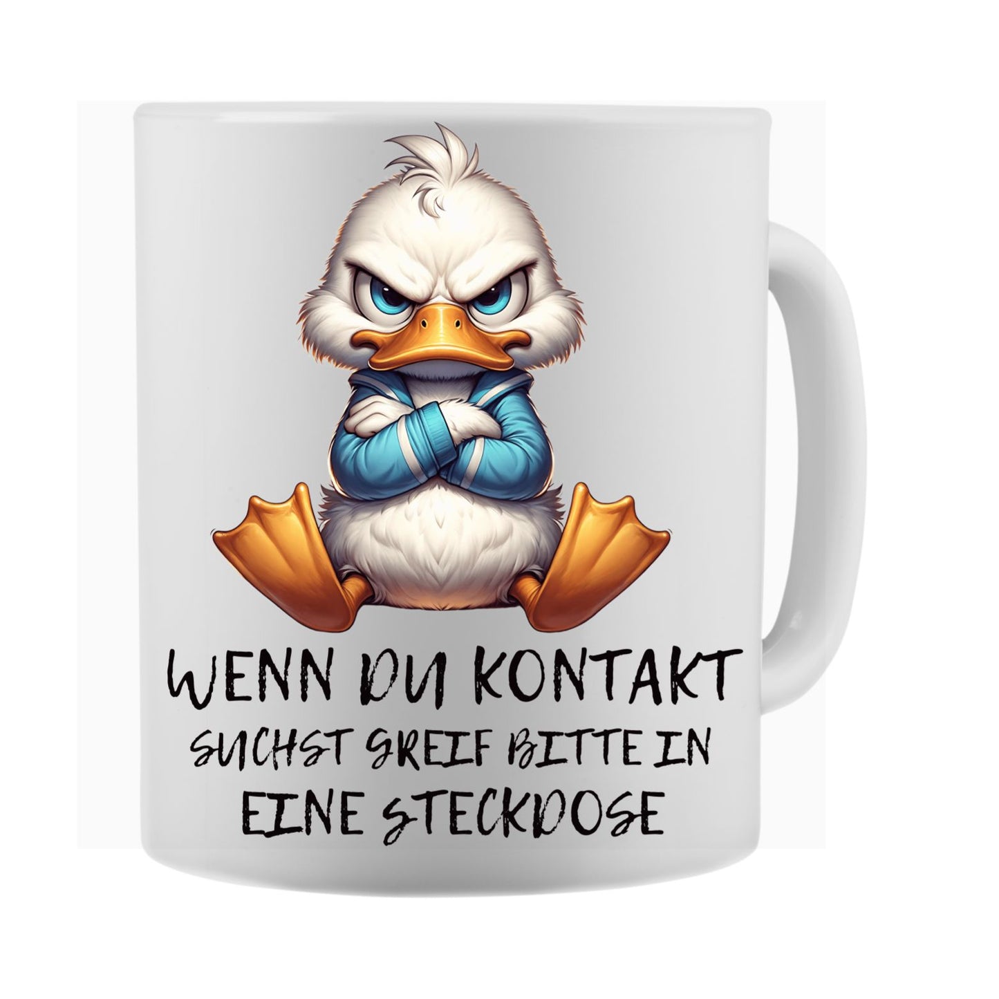 Wenn du Kontakt Suchst...Tasse lustiger Spruch
