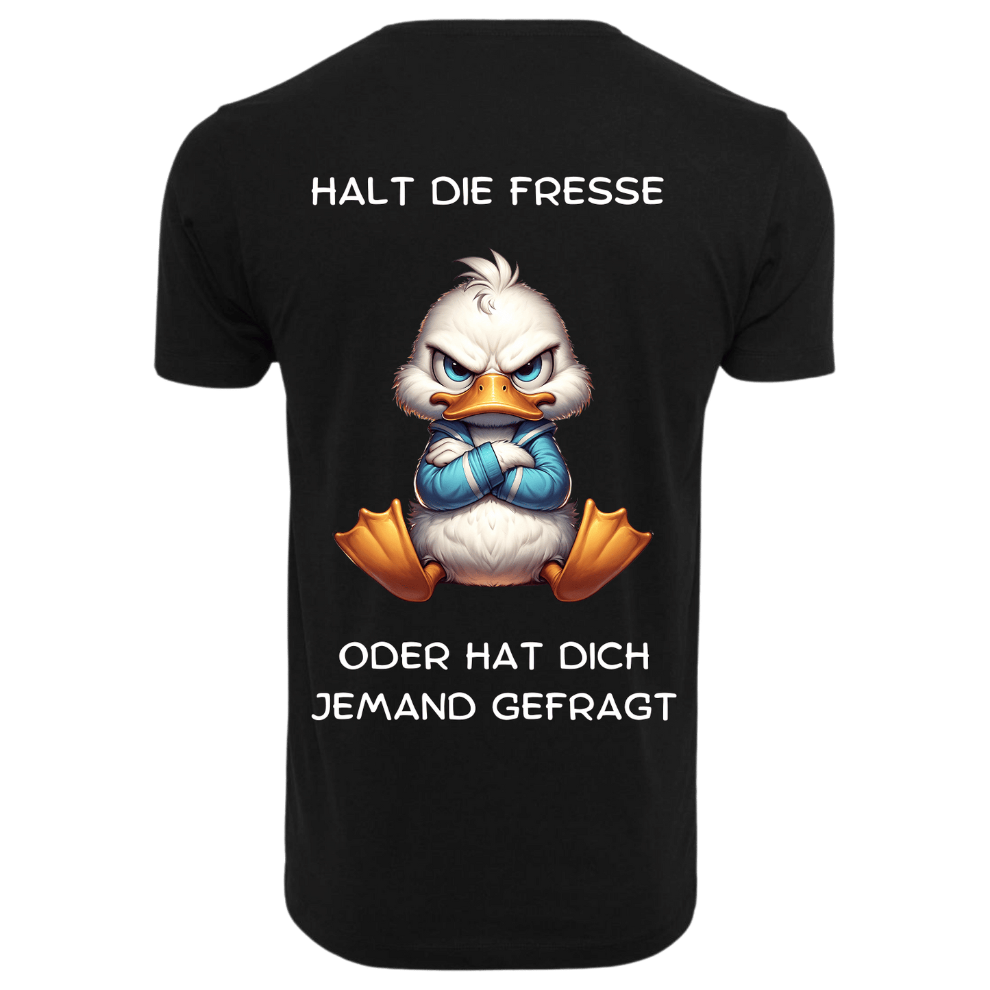 HALT DIE FRESSE...- T-ShirtUnisex-Lustiger Spruch