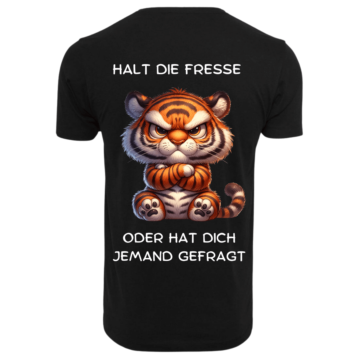 HALT DIE FRESSE...- T-ShirtUnisex-Lustiger Spruch